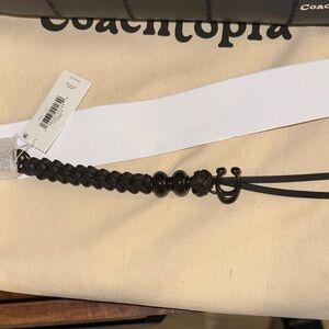 Coach Black Braided Bag Strap